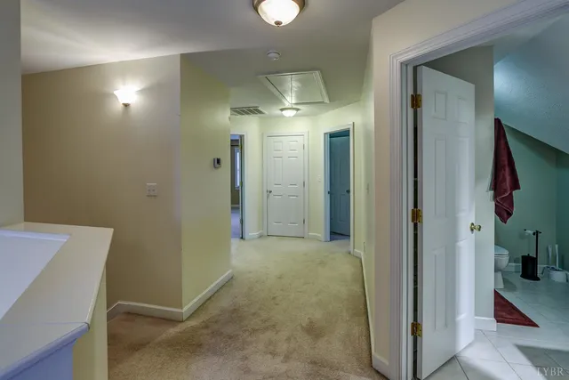 a view of an empty room