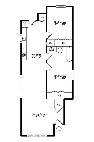 $2,750 | 2927 West Lyndale Street, Unit 1, Chicago, IL 60647