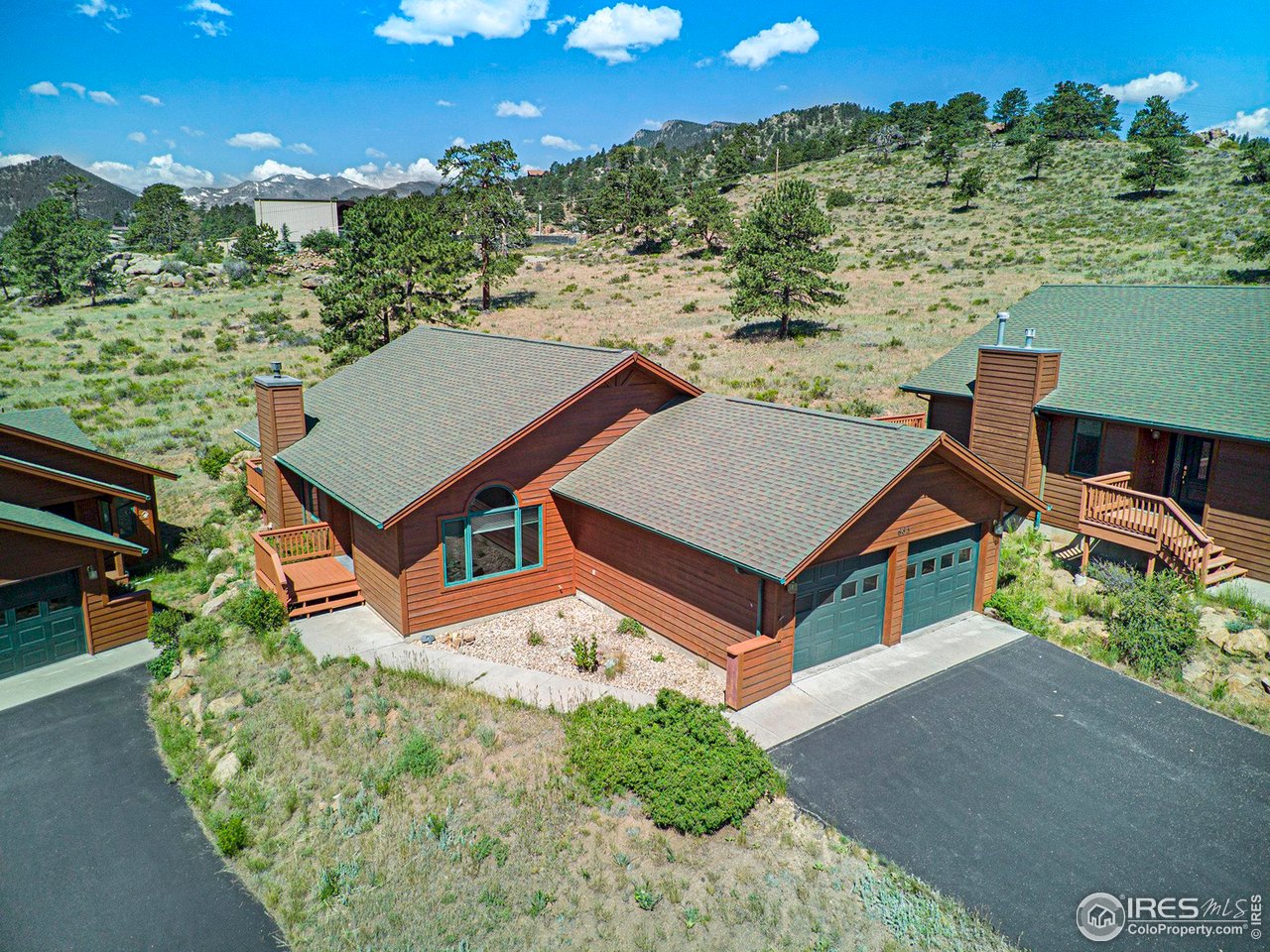 683 Cedar Ridge Circle Estes Park, CO 80517 - Photo 30 of 39 an aerial view of a house