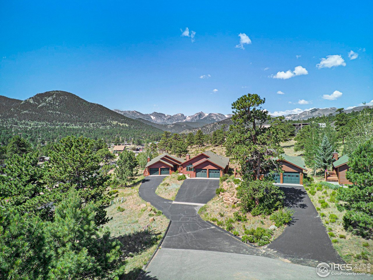 683 Cedar Ridge Circle Estes Park, CO 80517 - Photo 33 of 39 a view of a house with a yard and sitting area