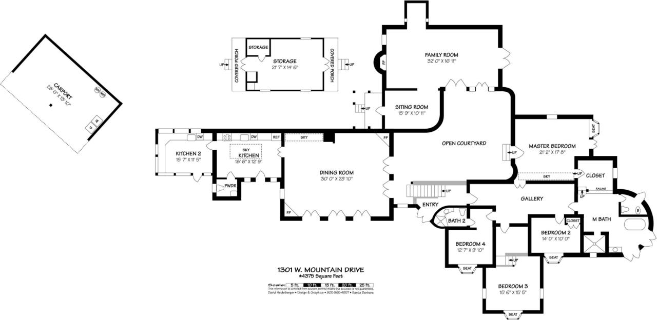 1301 Mountain Drive Santa Barbara, CA 93103 - Photo 12 of 12 a picture of a book shelf