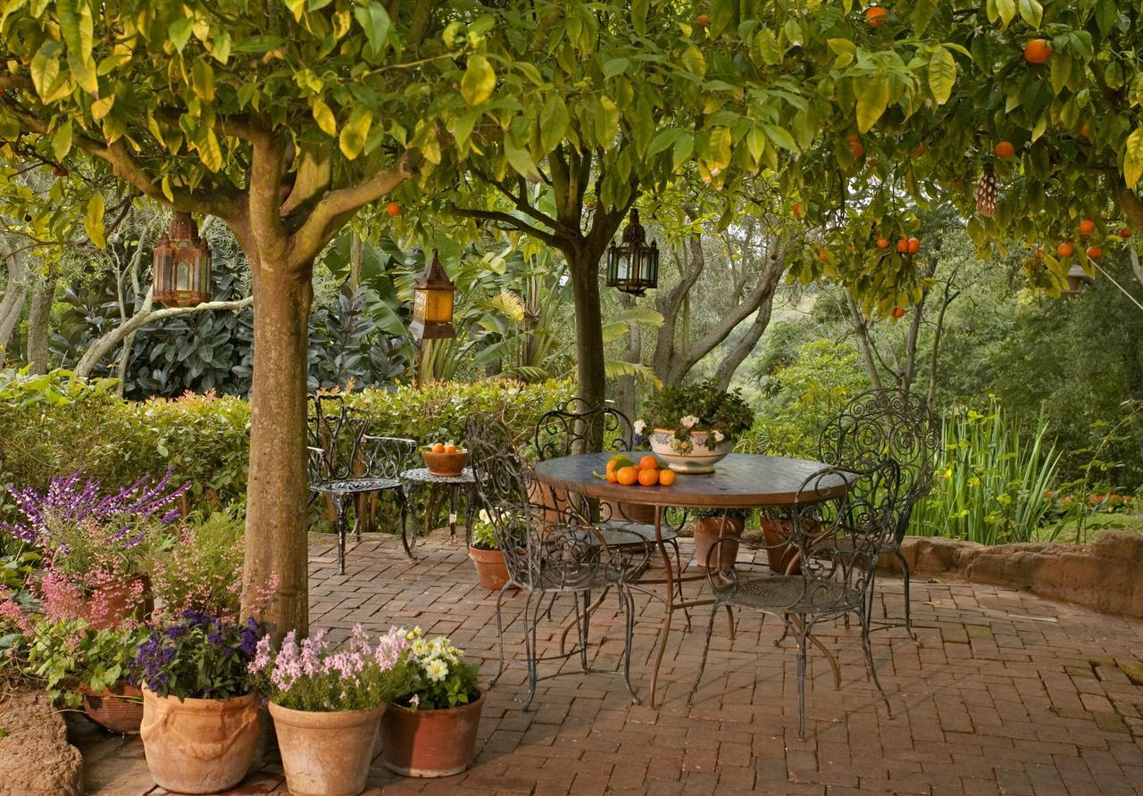 1301 Mountain Drive Santa Barbara, CA 93103 - Photo 9 of 12 a view of a tables and chairs in patio