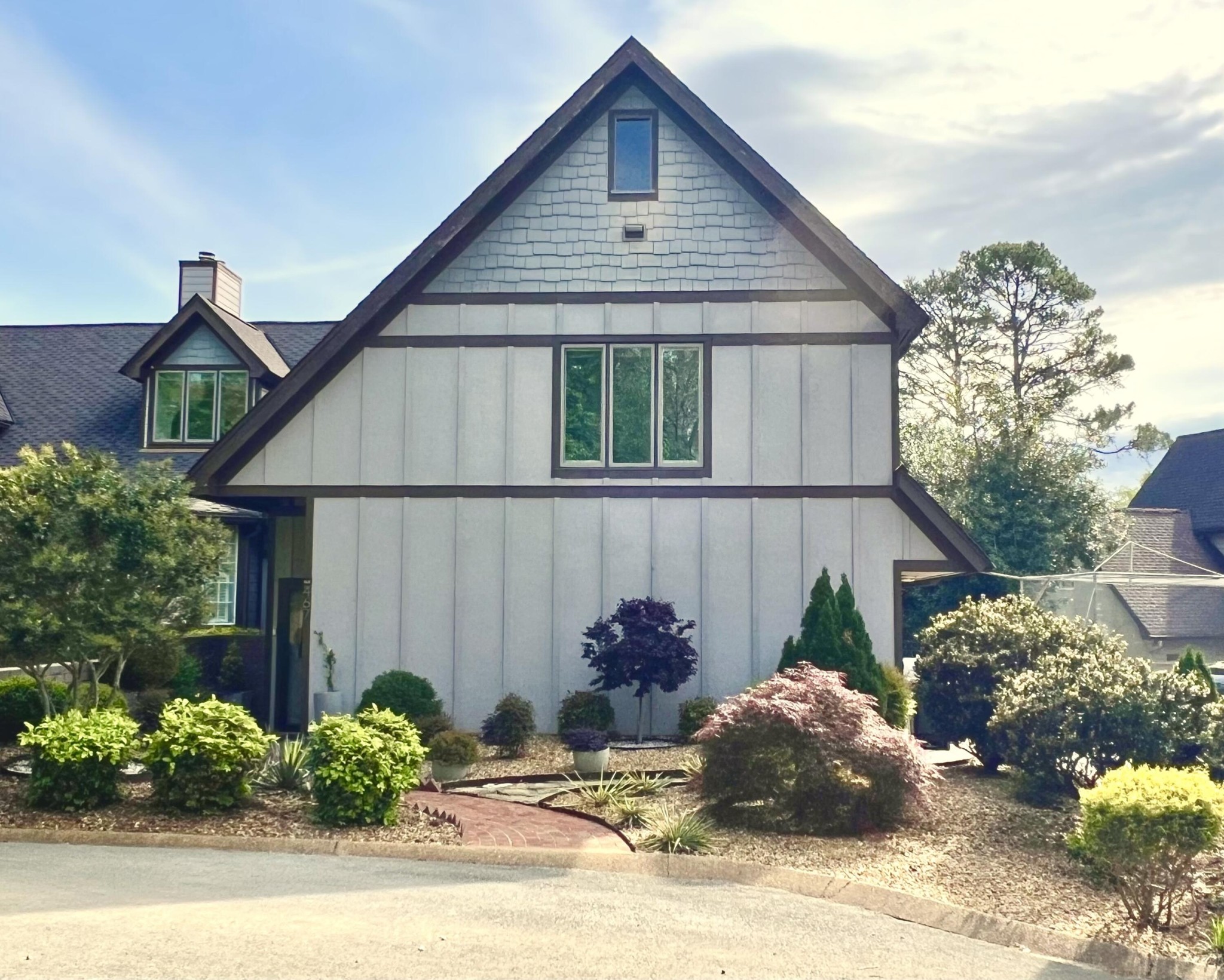 467 Wisley Way Ringgold, GA 30736 - Photo 35 of 40 a front view of a house with a yard and potted plants