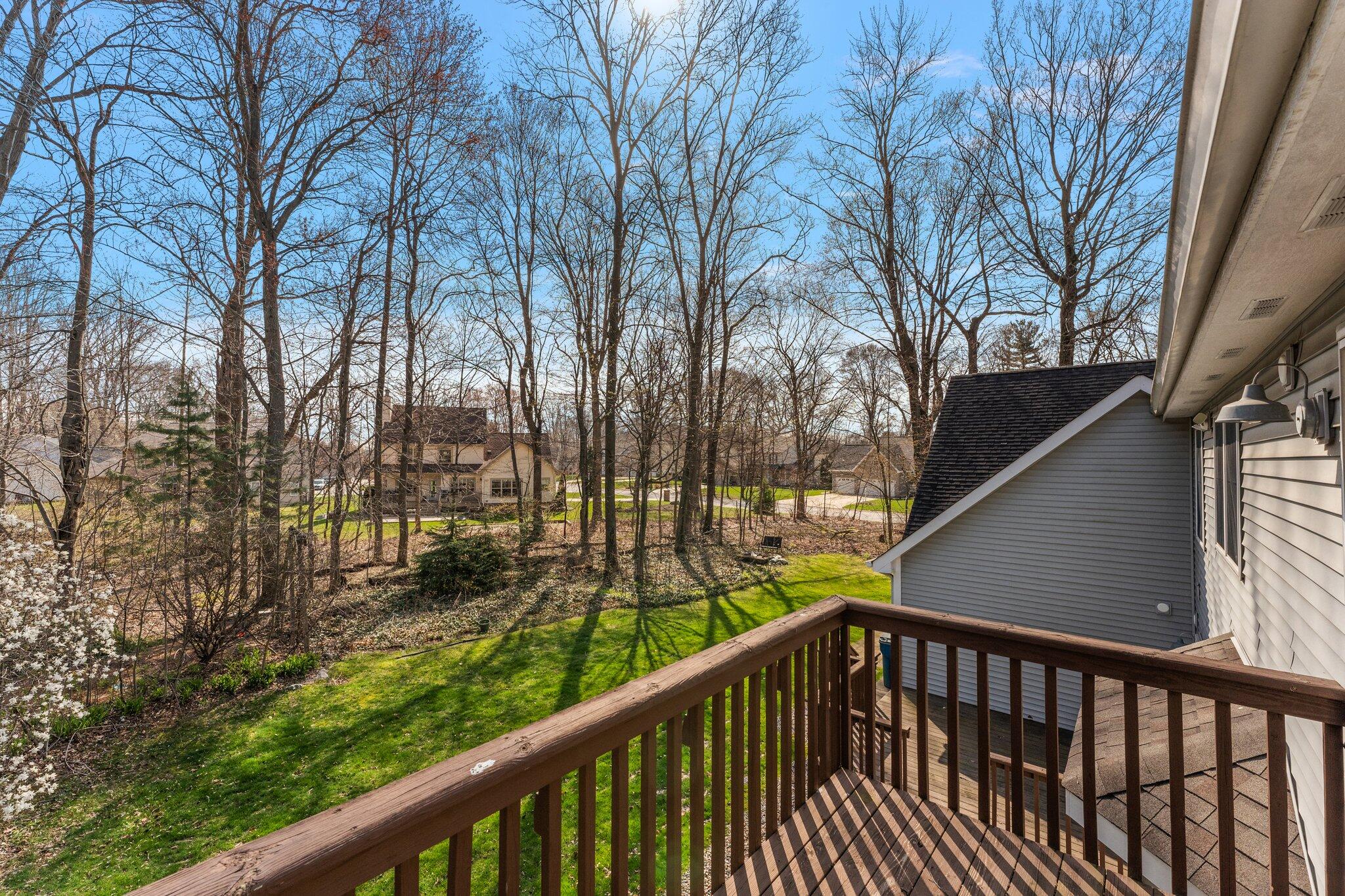437 Lost Tree Drive Chesterton, IN 46304 - Photo 19 of 43 a view of city from a balcony