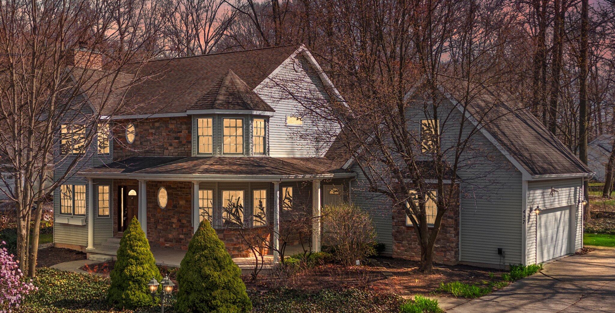 437 Lost Tree Drive Chesterton, IN 46304 - Photo 3 of 43 a front view of a house with yard and balcony
