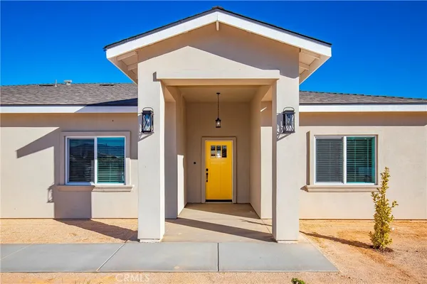 a view of a house with entrance