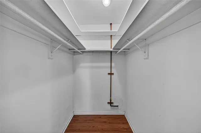 a view of a pathway of a building