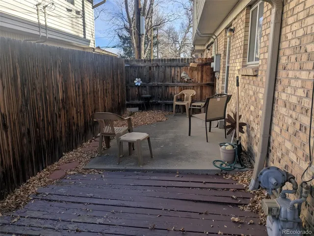 a view of outdoor space and patio