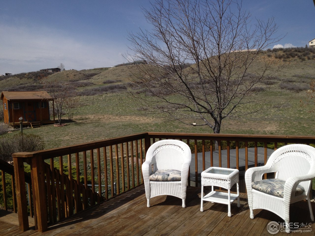 813 Gould Road Berthoud, CO 80513 - Photo 22 of 25 Deck View (looking SW)