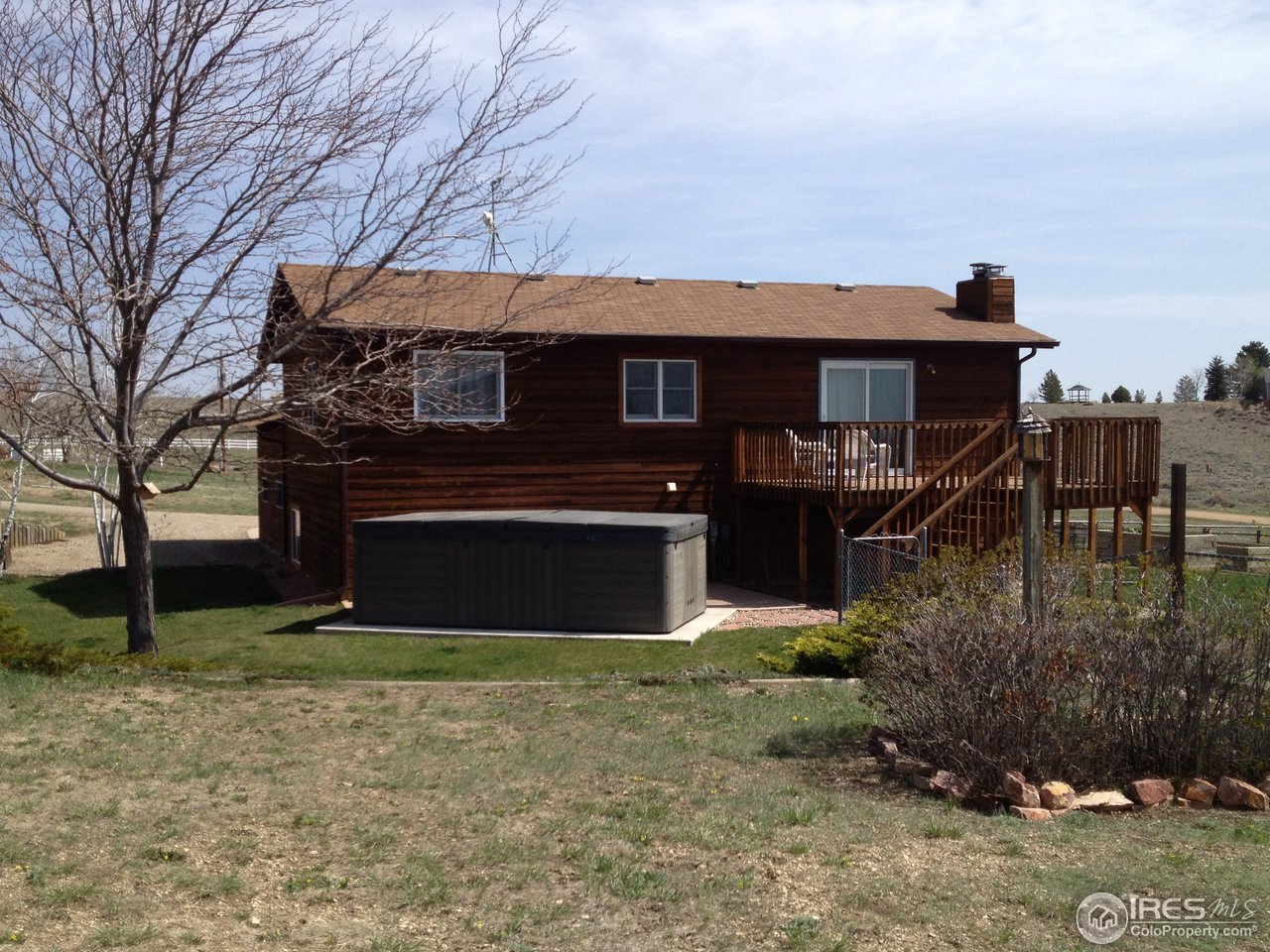 813 Gould Road Berthoud, CO 80513 - Photo 4 of 25 Back of home with Swin Spa