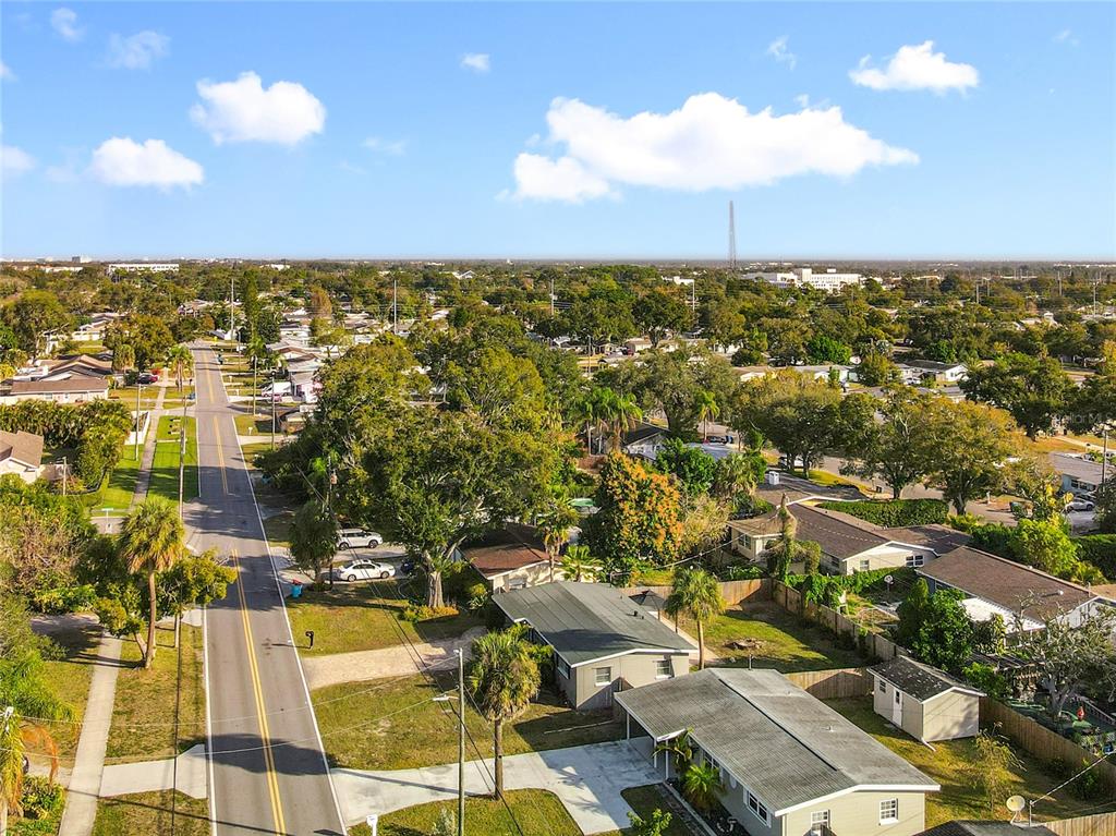 12295 Ridge Road Largo, FL 33778 - Photo 25 of 31 an aerial view of residential houses with outdoor space