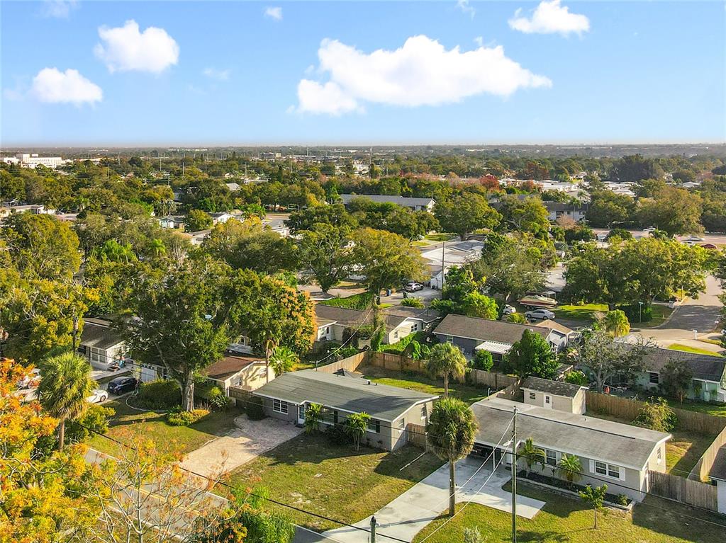 12295 Ridge Road Largo, FL 33778 - Photo 26 of 31 an aerial view of residential houses with outdoor space