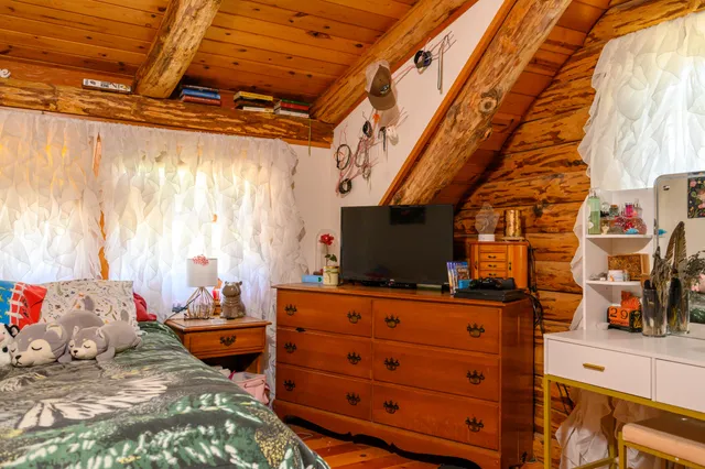 a room with toys and flat screen tv