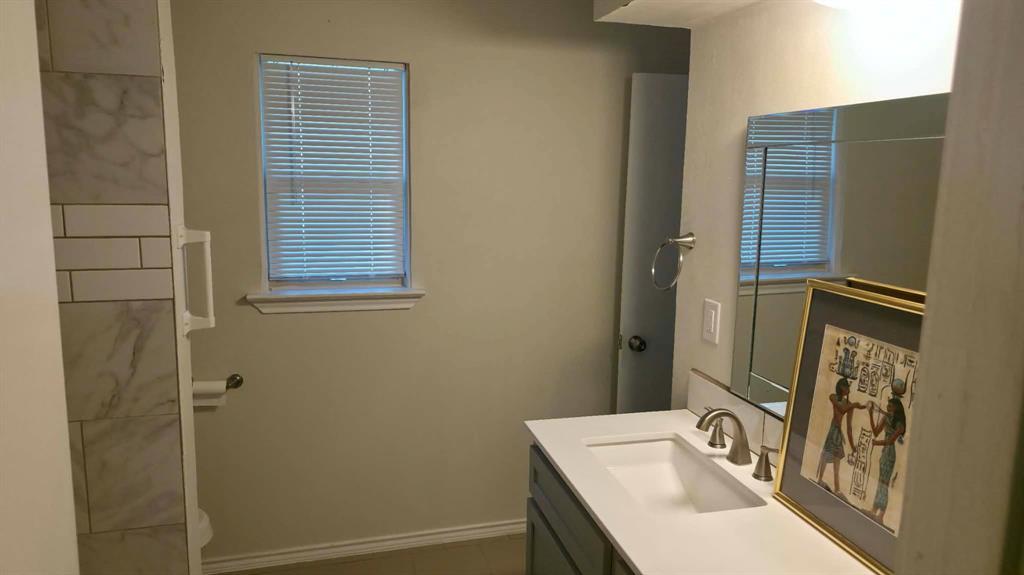 5722 Old Ox Road Dallas, TX 75241 - Photo 8 of 10 a bathroom with a sink and a mirror
