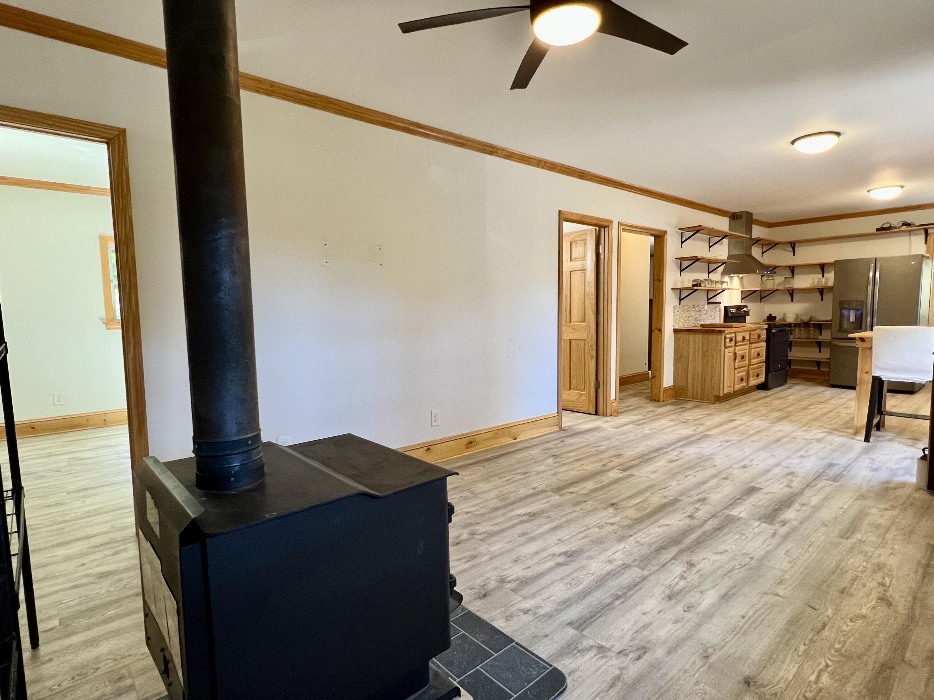177 Morancy Road Sullivan, ME 04664 - Photo 11 of 29 Living Room into Kitchen
