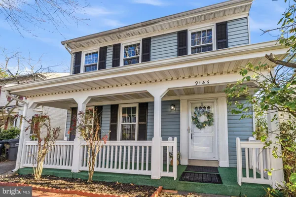 front view of a house with a porch