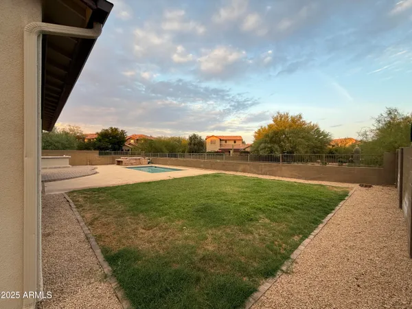 a view of a garden