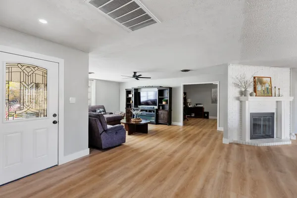 a view of a living room