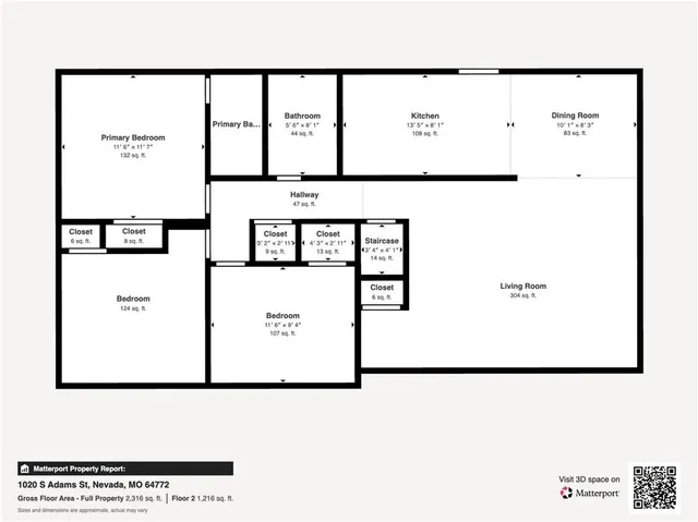 $190,000 | 1020 South Adams Street, Nevada, MO 64772