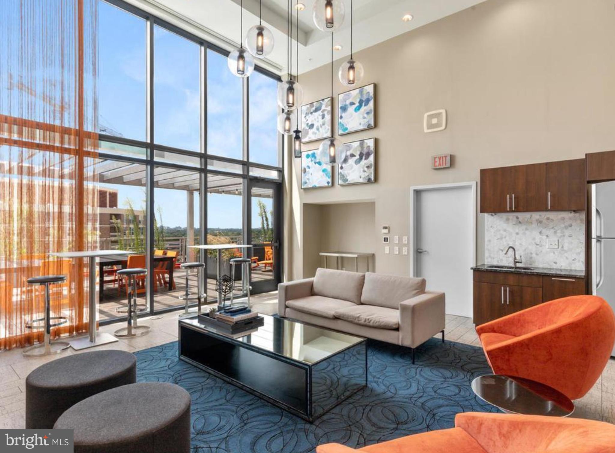 1320 Fenwick Lane, Unit 307 Silver Spring, MD 20910 - Photo 30 of 35 "Sky Lounge" Party Room with Rooftop Terrace