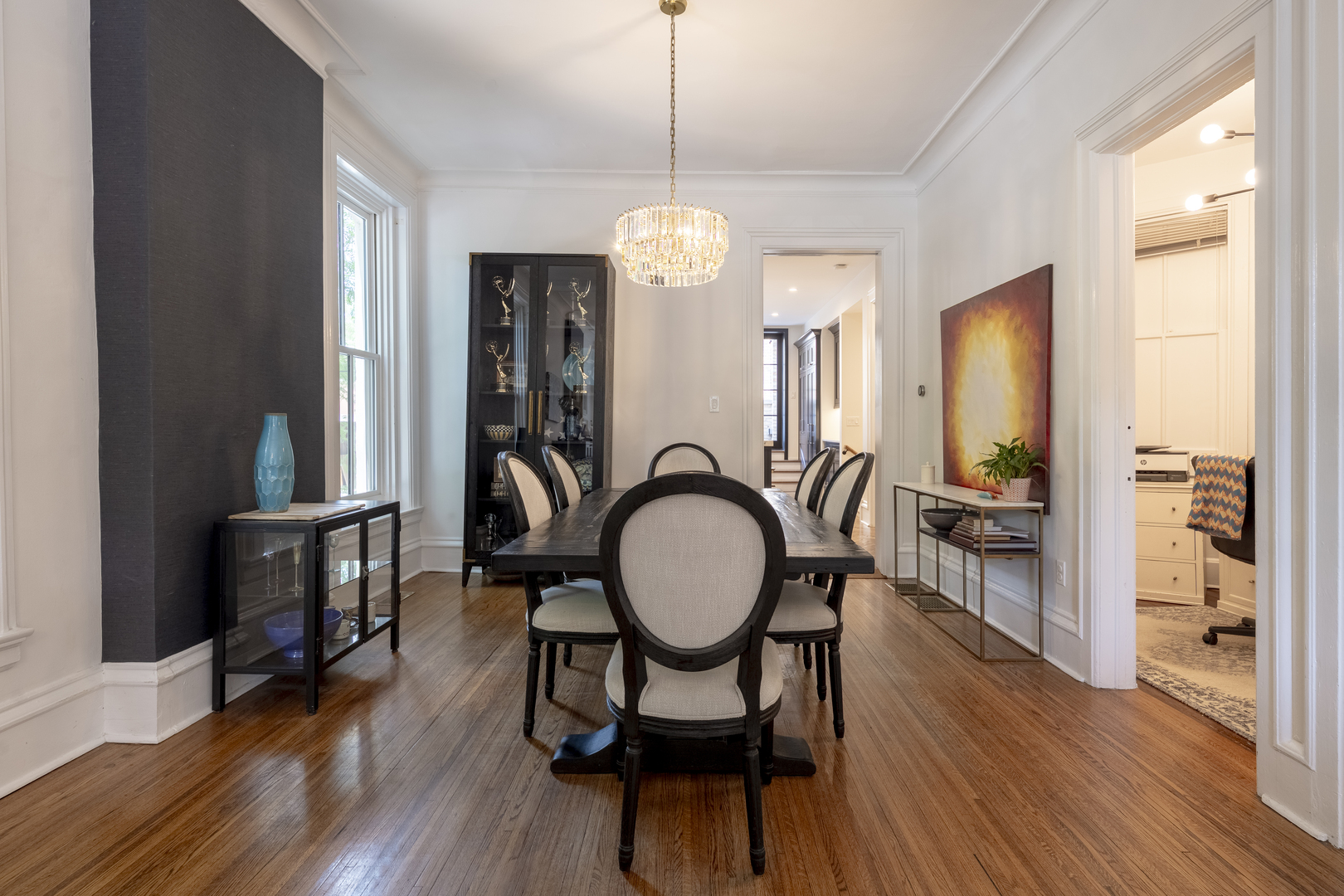 558 West Belden Avenue Chicago, IL 60614 - Photo 11 of 62 a view of a a dining room with furniture window and wooden floor