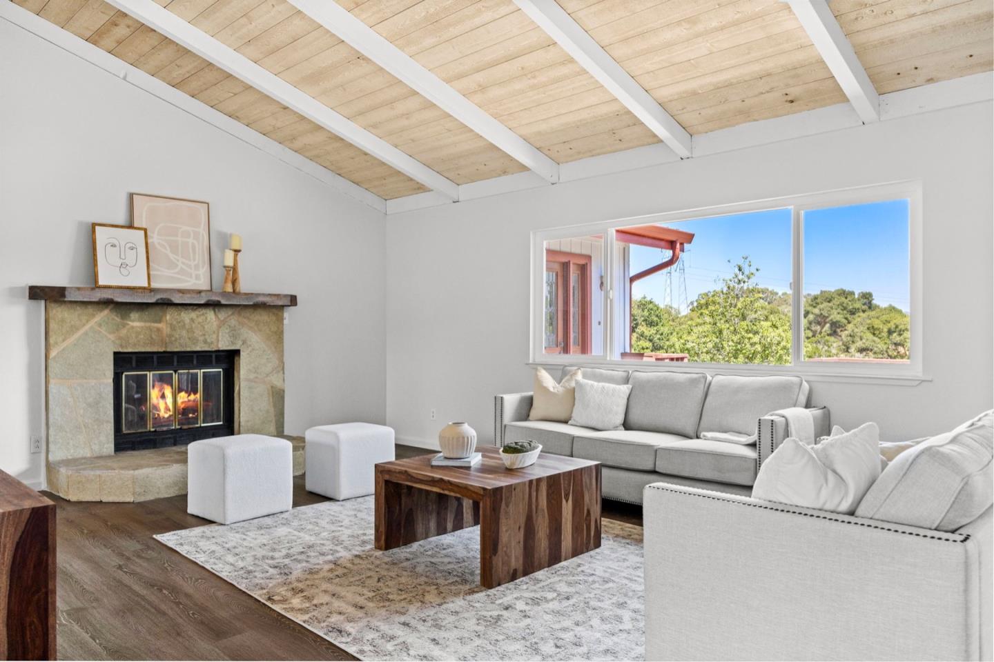 9310 Canyon Oak Road Salinas, CA 93907 - Photo 26 of 81 a living room with furniture and a fireplace