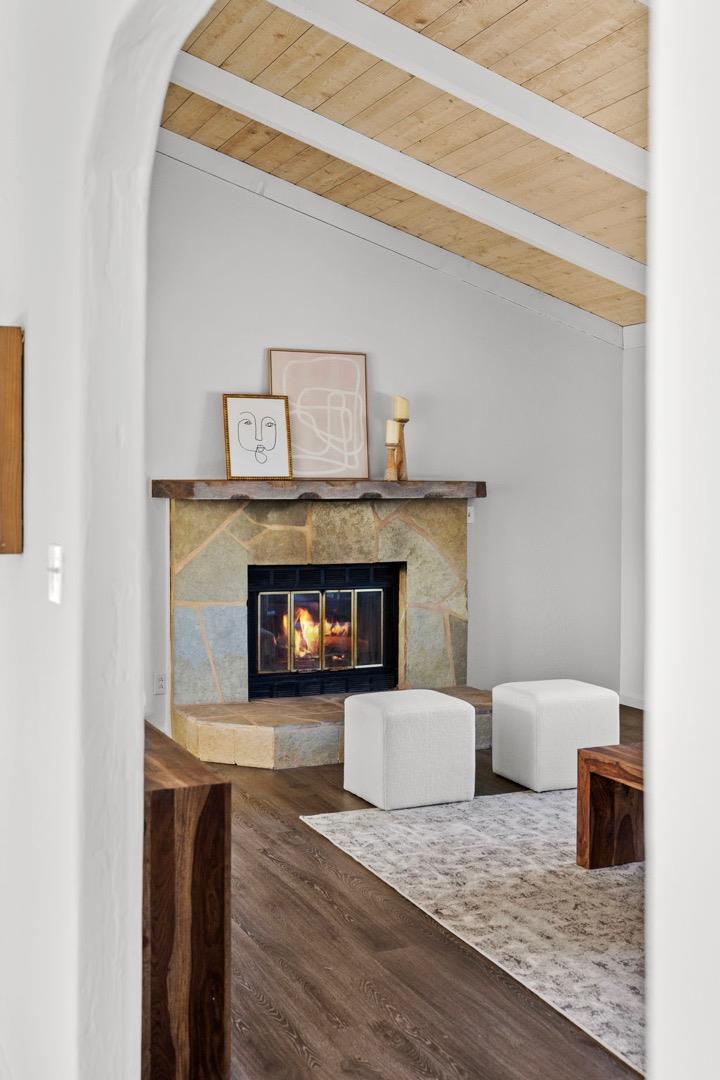 9310 Canyon Oak Road Salinas, CA 93907 - Photo 40 of 81 a living room with furniture and a fireplace