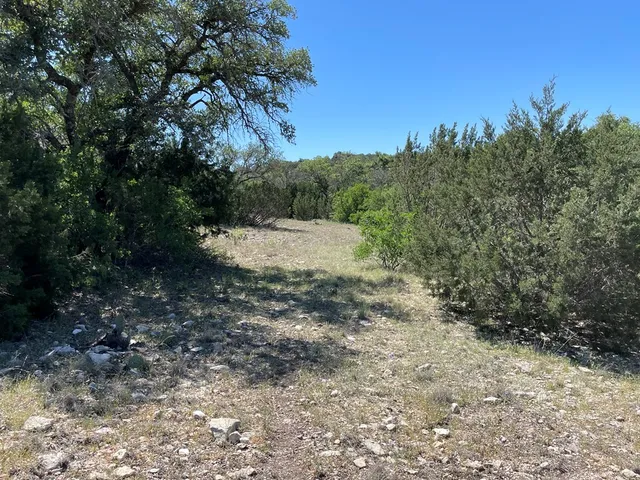 a view of mountain view with trees