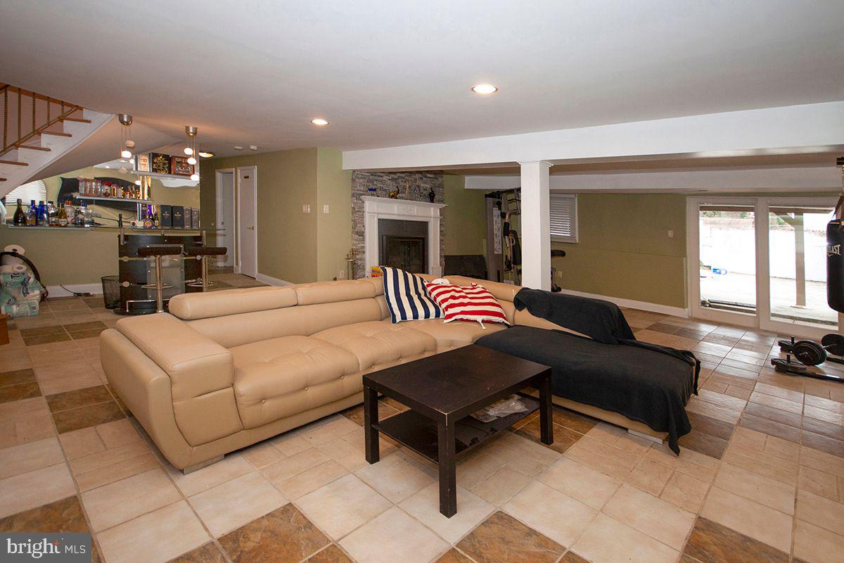 14 Clemson Road Cherry Hill, NJ 08034 - Photo 16 of 35 Den: Lower Level, ceramic tile flooring