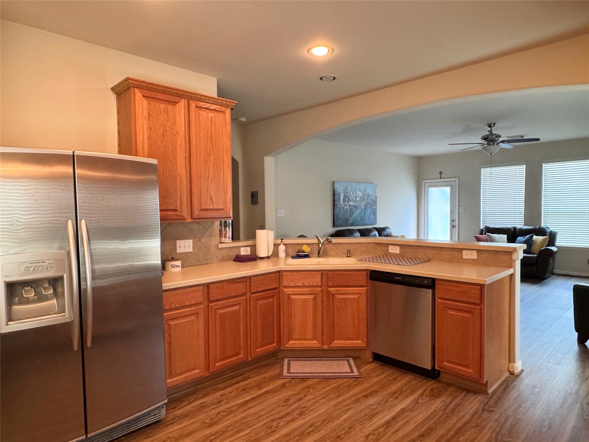 21818 Saragosa Pond Lane Spring, TX 77379 - Photo 7 of 15 New flooring, 42 inch ccabinets, new fridge, and gas stove add to the luxury.
