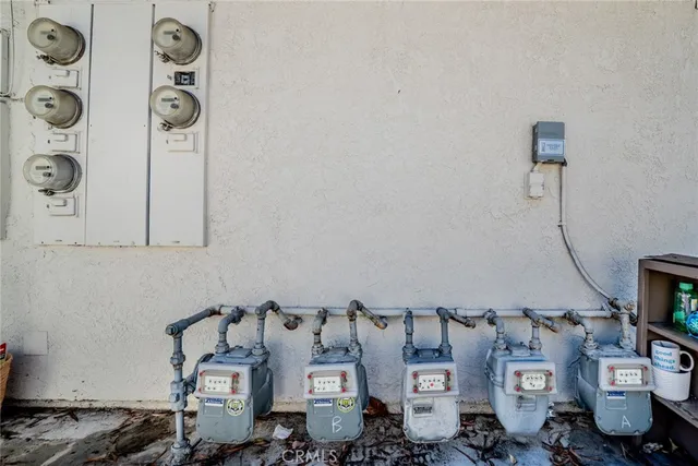 a view of city and mountain