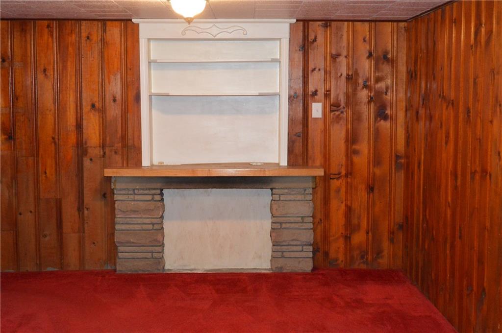 9080 Highland Road Pittsburgh, PA 15237 - Photo 21 of 25 Lower level decorative fireplace