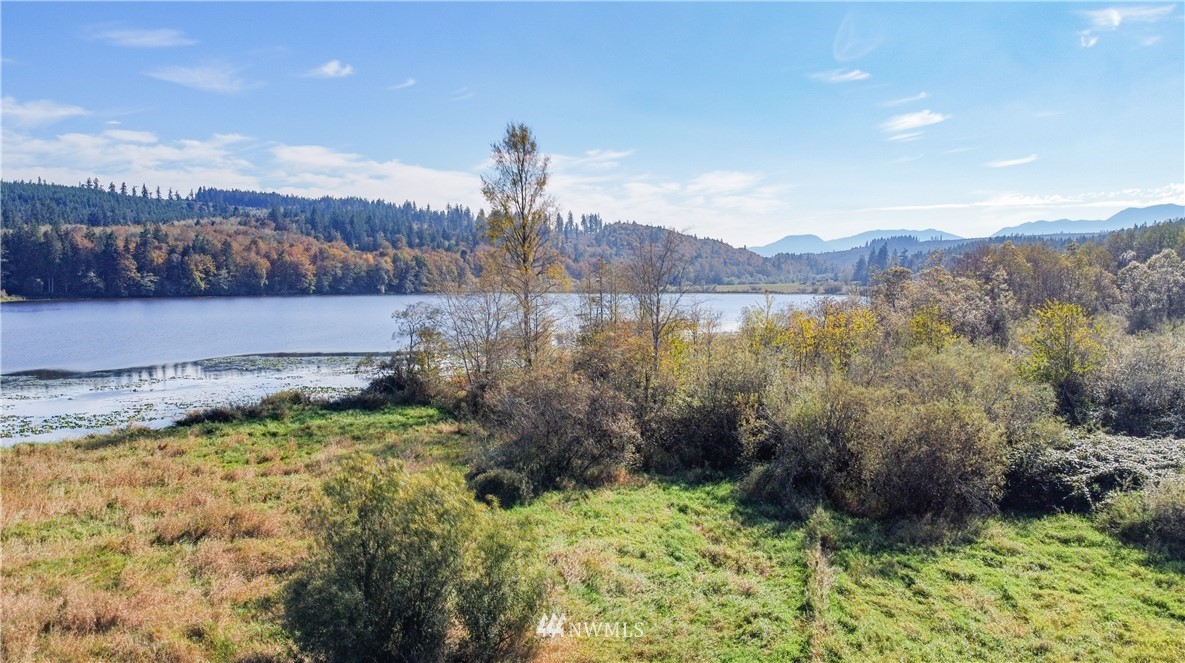 212 Lake View Drive Quilcene, WA 98376 - Photo 4 of 8 a view of a lake with a mountain in the background