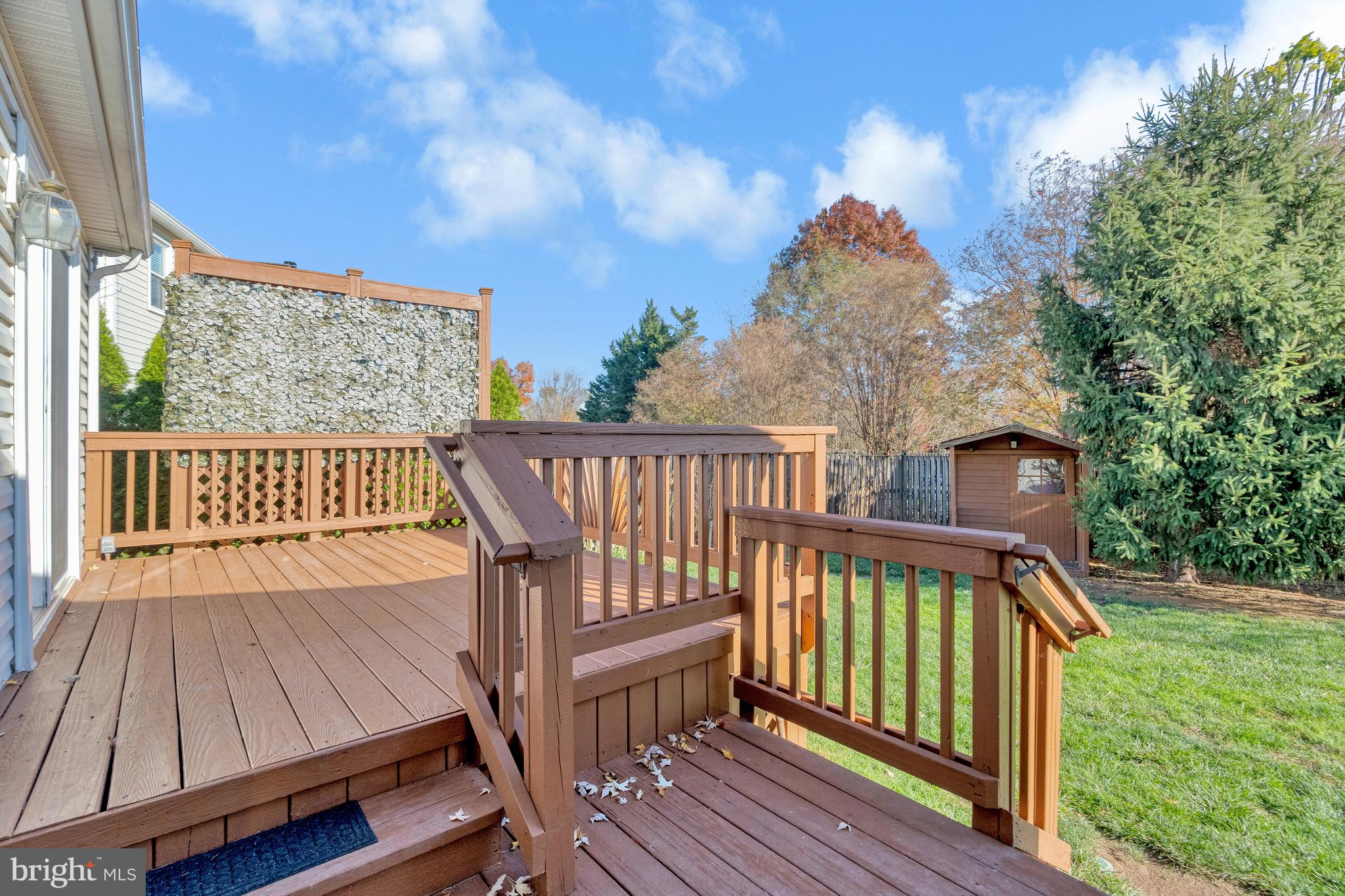 4311 Cub Run Road Chantilly, VA 20151 - Photo 46 of 56 Spacious rear yard with private deck