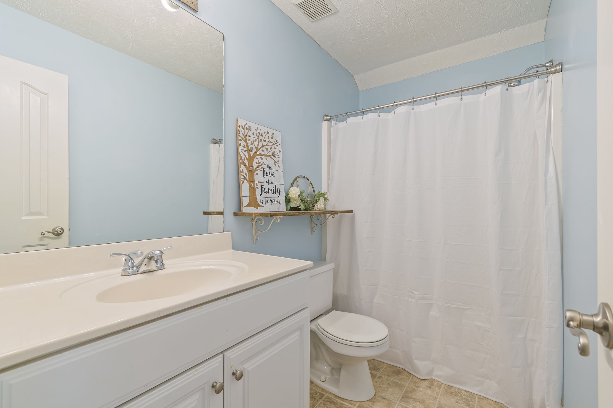 3317 Cornerstone Drive Murfreesboro, TN 37128 - Photo 24 of 33 a bathroom with a sink a toilet and a mirror