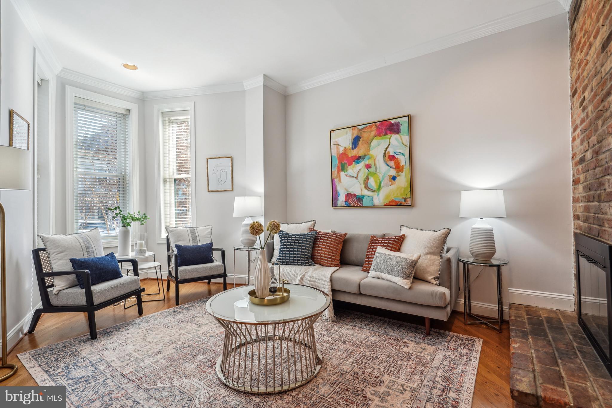 730 4th Street Northeast Washington, DC 20002 - Photo 3 of 25 Beautiful, elegant, & comfortable open living room