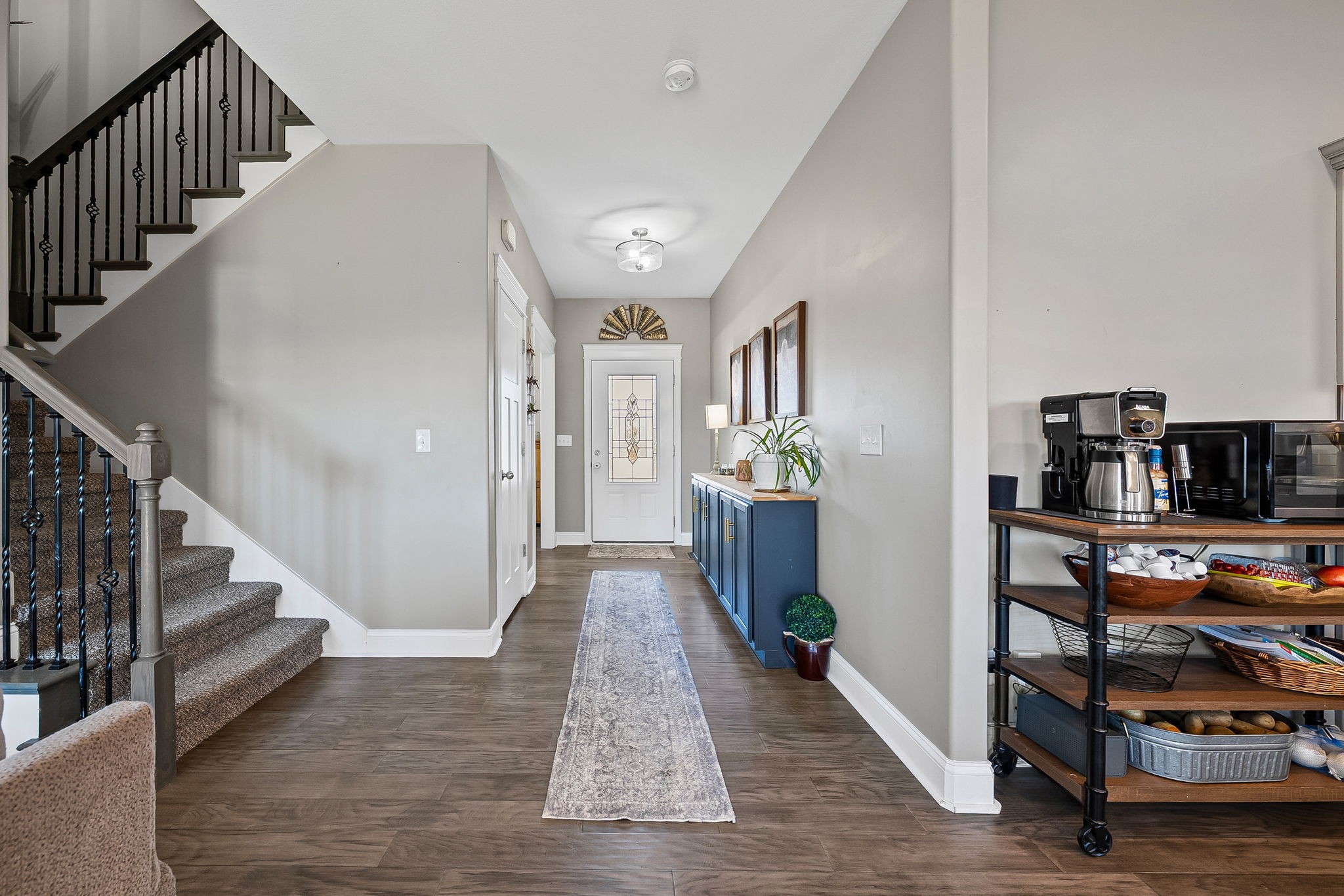 2810 Jim Taylor Road Woodlawn, TN 37191 - Photo 13 of 61 a view of a hallway with wooden floor and entryway