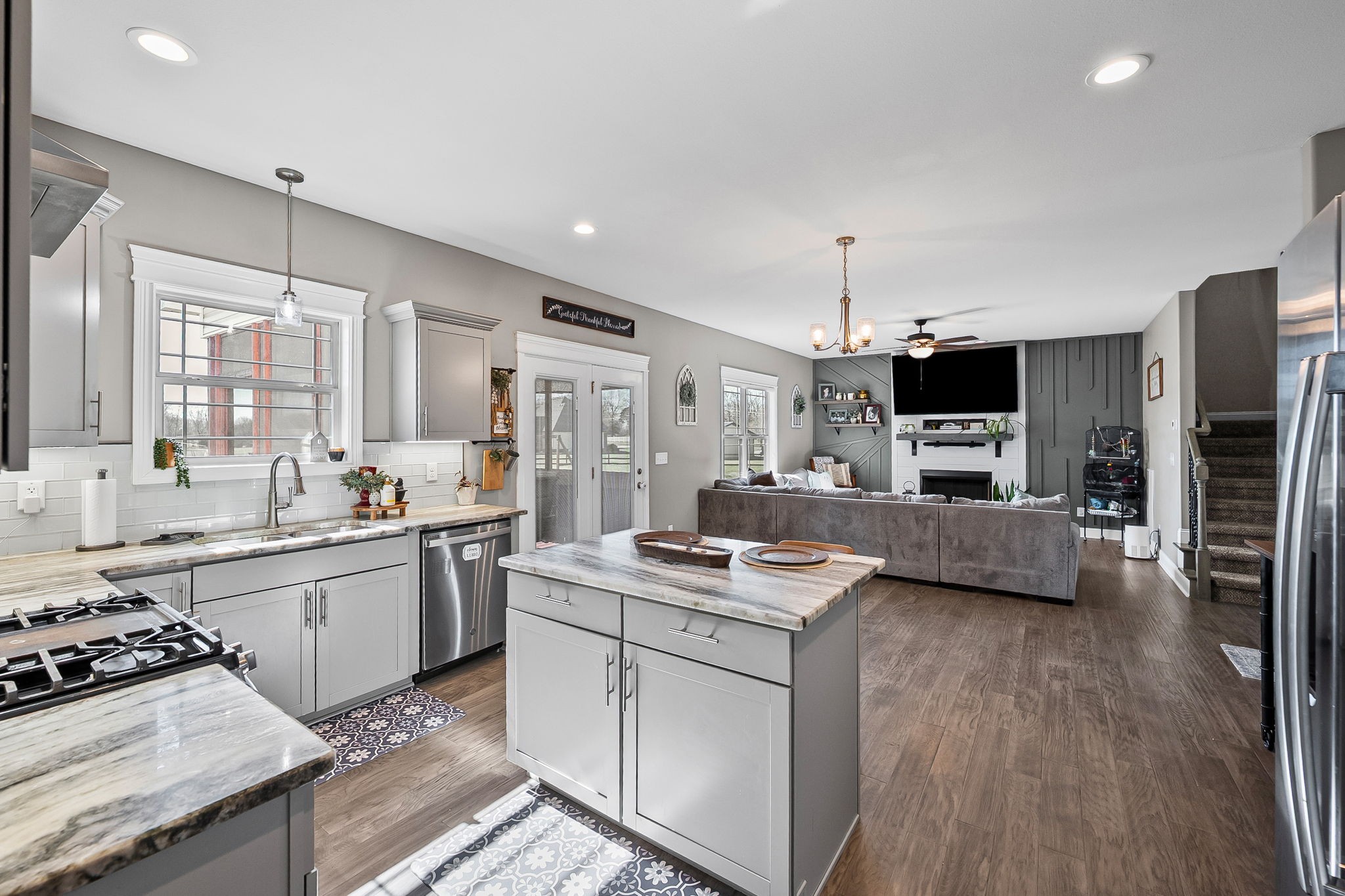 2810 Jim Taylor Road Woodlawn, TN 37191 - Photo 14 of 61 a kitchen with sink stove and refrigerator