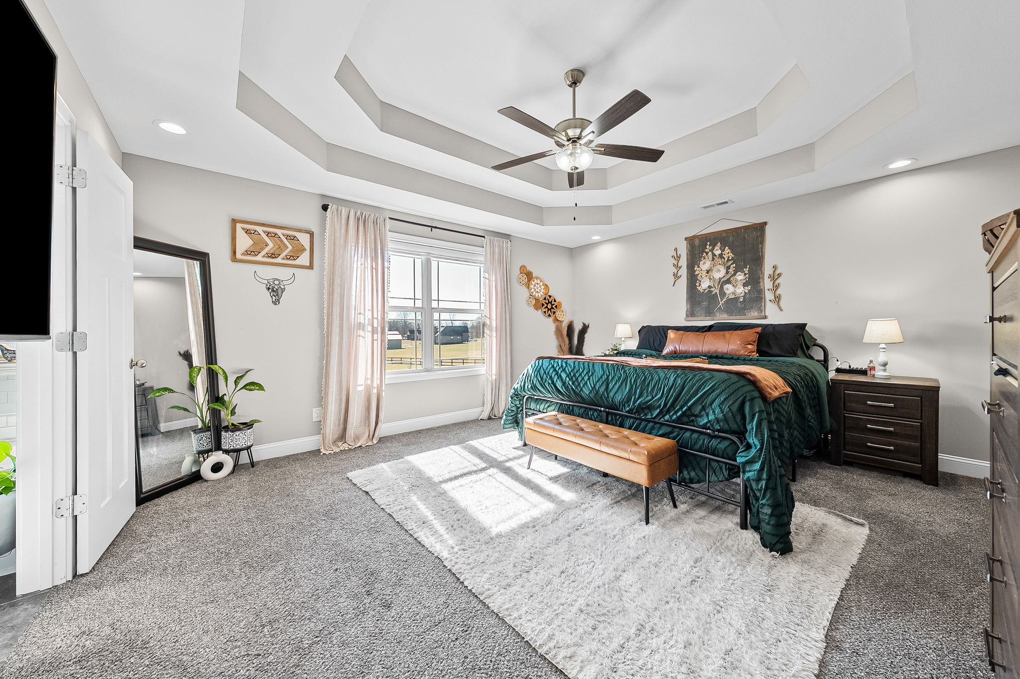 2810 Jim Taylor Road Woodlawn, TN 37191 - Photo 26 of 61 a bedroom with furniture and a window