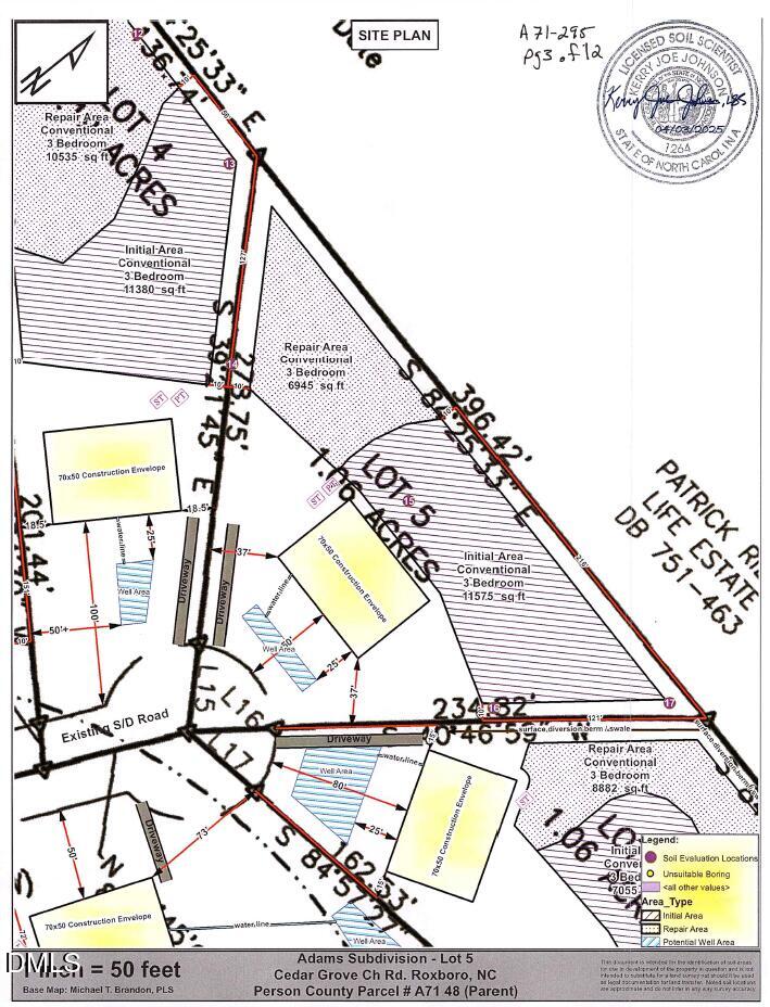 95 Theresia Lane Roxboro, NC 27574 - Photo 5 of 29 Plot Plan - 95 Theresia Ln Roxboro
