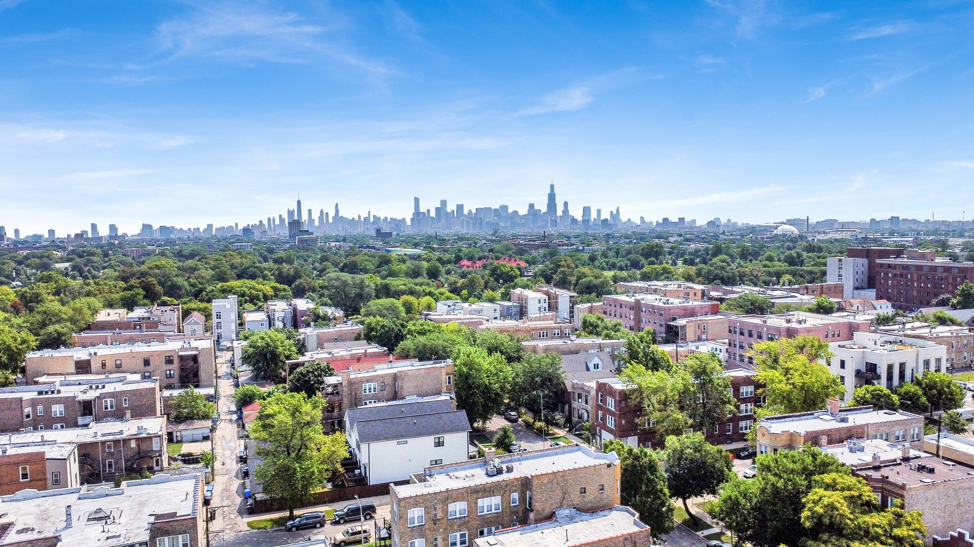 3326 West Crystal Street Chicago, IL 60651 - Photo 15 of 16 an aerial view of a city