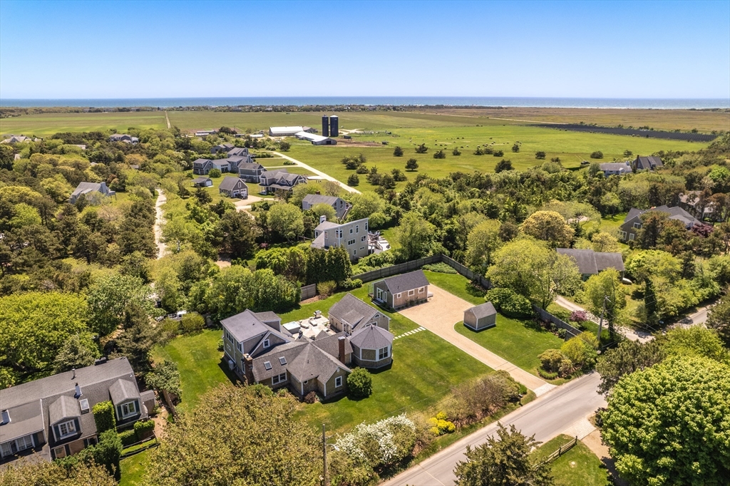 28 Crocker Drive Edgartown, MA 02539 - Photo 2 of 24 an aerial view of residential houses with outdoor space