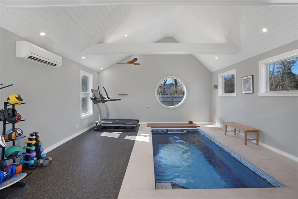 28 Crocker Drive Edgartown, MA 02539 - Photo 21 of 24 a view of a room with gym equipment
