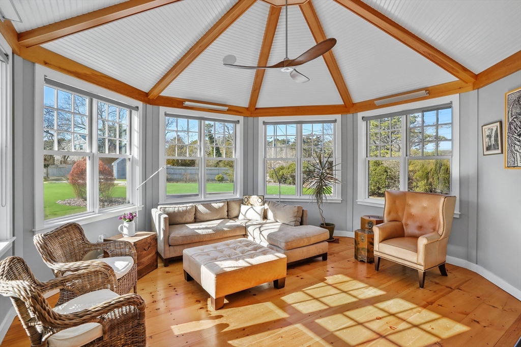 28 Crocker Drive Edgartown, MA 02539 - Photo 3 of 24 a living room with furniture and a window
