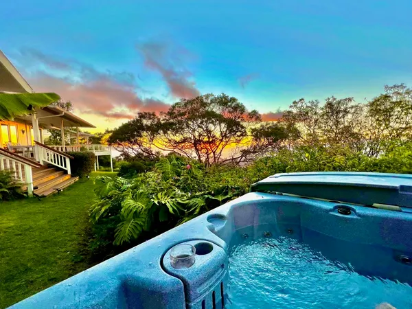 a view of outdoor space and garden