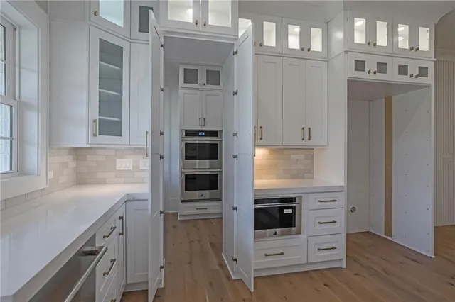 a view of a grassy field