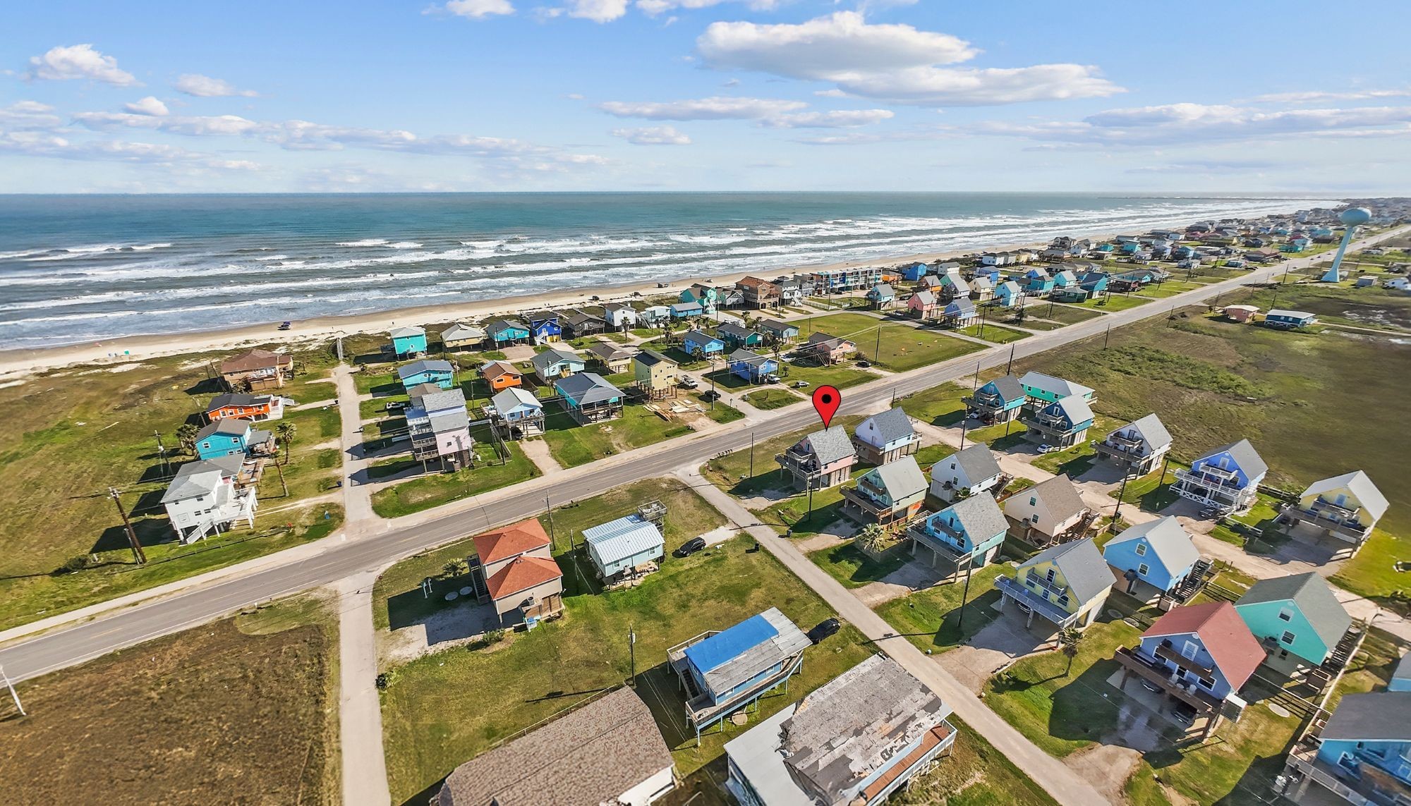 203 Sandpebble Place Surfside Beach, TX 77541 - Photo 5 of 27 a view of city and ocean