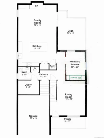 a view of a swimming pool with a yard