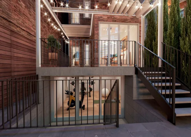 a close view of a fireplace in the living room