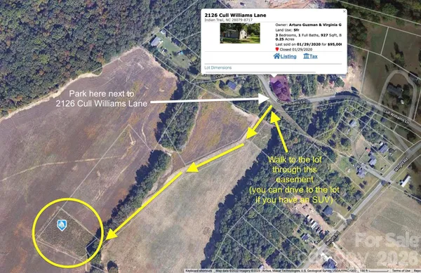 $120,000 | 2127 Cull Williams Lane, Indian Trail, NC 28079